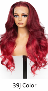 Copper Ginger Loose Body Wave Light 3D Cap C Part Glueless 24' Mini Knots Pre-plucked Brazilian Lace Wig