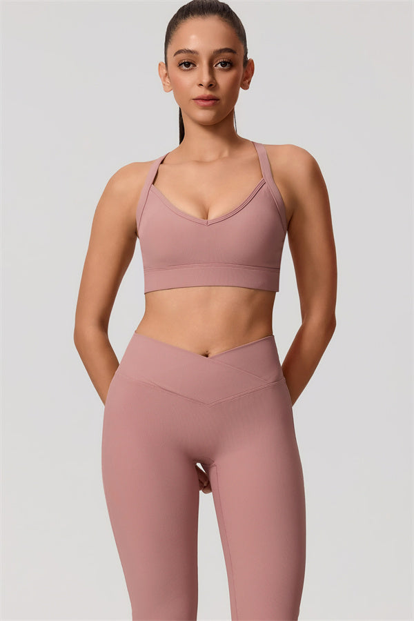 The Daze Sports Bra Flared Leggings 2-Piece Set