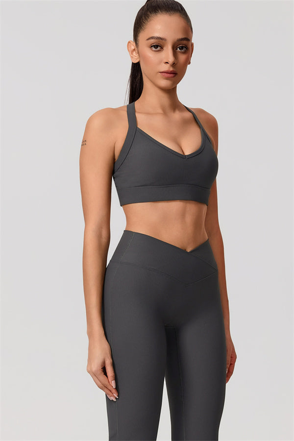 The Daze Sports Bra Flared Leggings 2-Piece Set