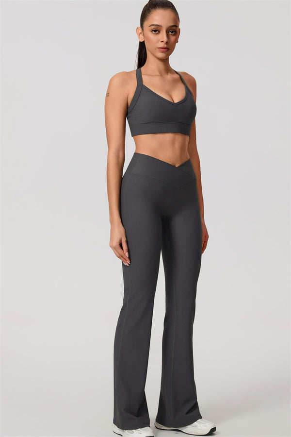 The Daze Sports Bra Flared Leggings 2-Piece Set